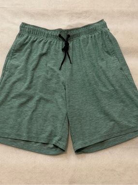 Old Navy Active Breathe ON Athletic Shorts Blue/Green Small
